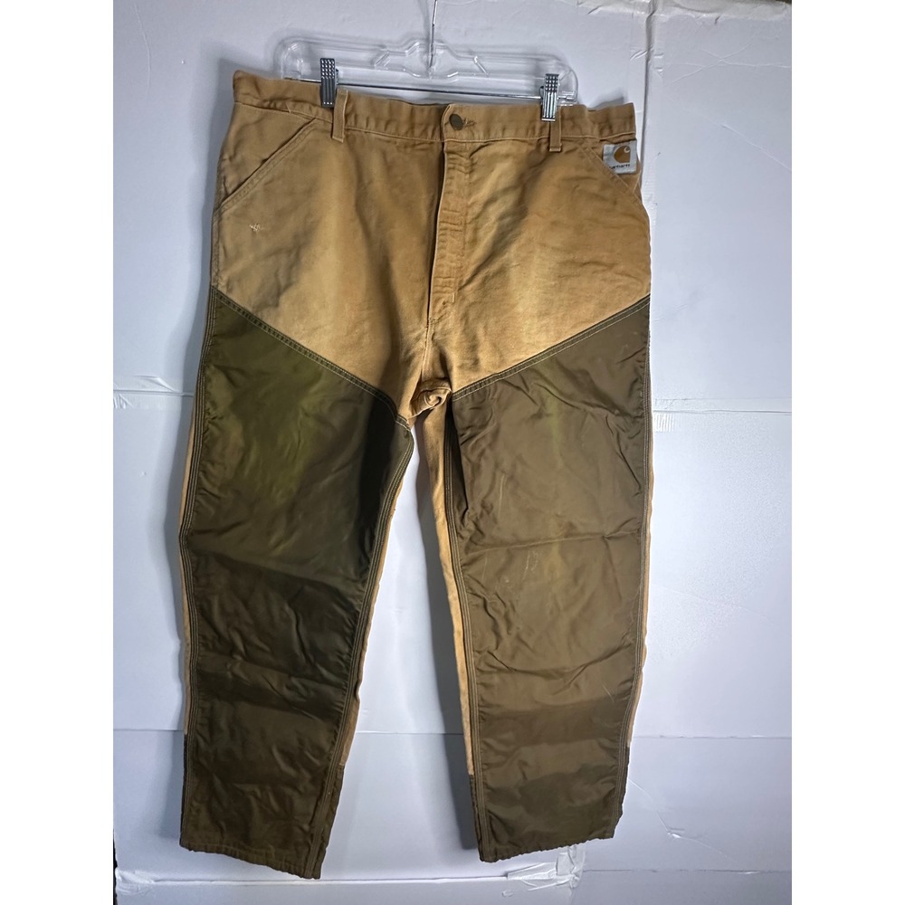 Carhartt Double Front Pants Mens 40x32 Canvas Duck Hunting